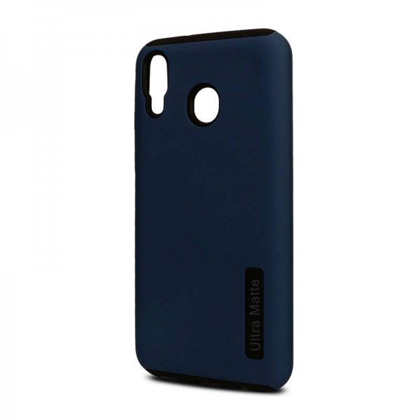 Wholesale Samsung Galaxy M20, M205 Ultra Matte Armor Hybrid Case (Navy Blue)